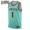 Barn Charlotte Hornets Tröja Lamelo Ball Jordan 2024-25 City Edition Kricka Swingman